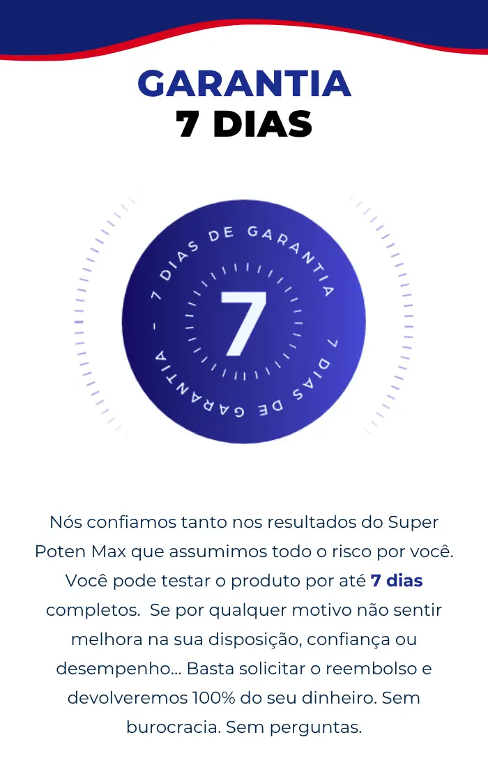 Selo de Garantia 7 Dias Incondicional