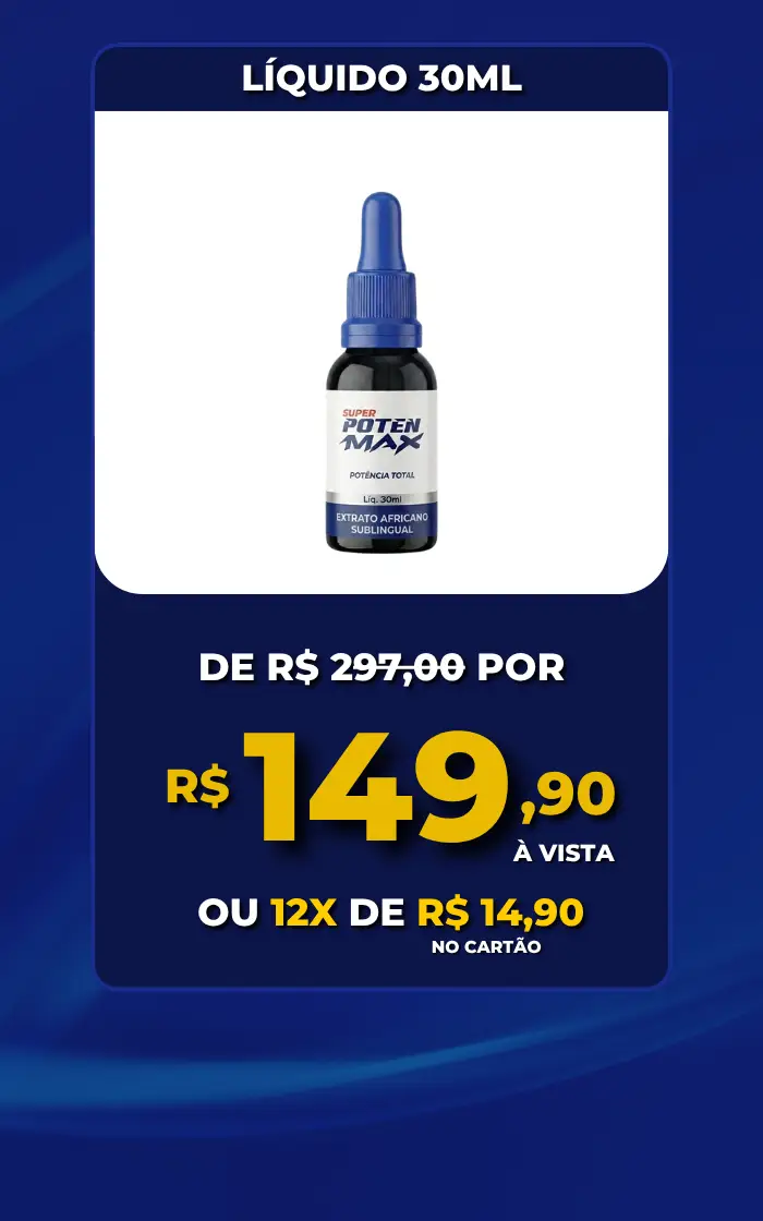 Frasco Líquido 30ml Super Poten Max