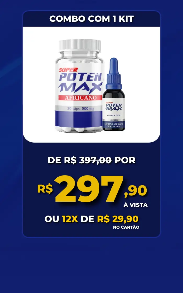 Combo com 1 Kit Super Poten Max